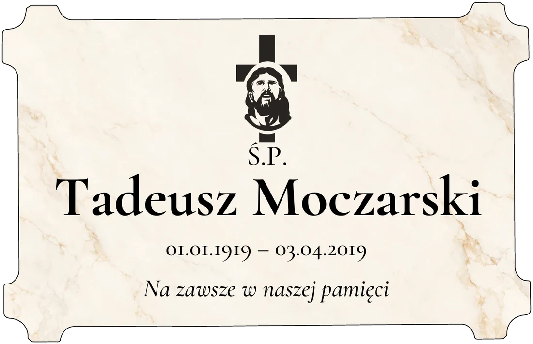 Pozioma marmurowa